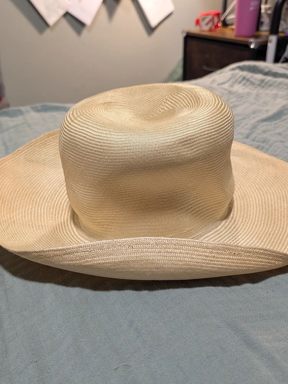 Vintage Belmar Gimbels Straw Hat Cottagecore Coquette